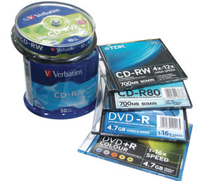 DVD+R диск Verbatim, 4,7Gb Slim Color (86631/43556)