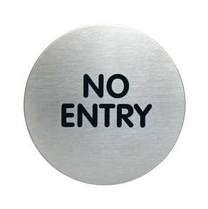 Пиктограмма NO ENTRY 83mm