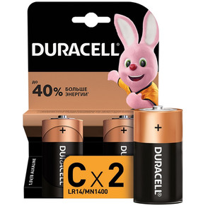 Батарейка Duracell D/373/LR20 алкалиновая 1,5 В (D) (А373) 2шт/уп