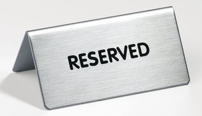 Настольная табличка Reserved