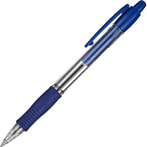 Ручка шарик. Pilot BPGP-10R-F, Super Grip, синий, резиновый грипп