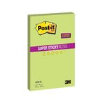 Блок-кубик Post-it Super Sticky 1623R-SG, 150х228мм, неон зеленый 90 л (488468)